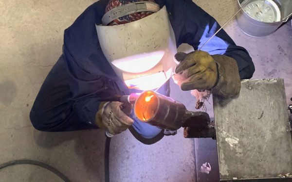 Welding Student