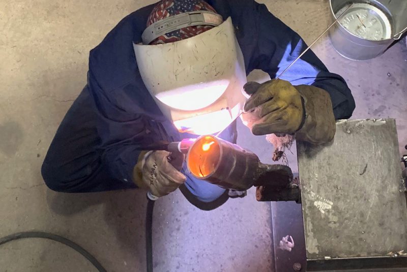 Welding Student