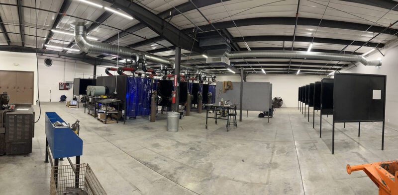 Heartland Welding Academy Weld Stations Pano Heartland Welding Academy Weld Stations Pano
