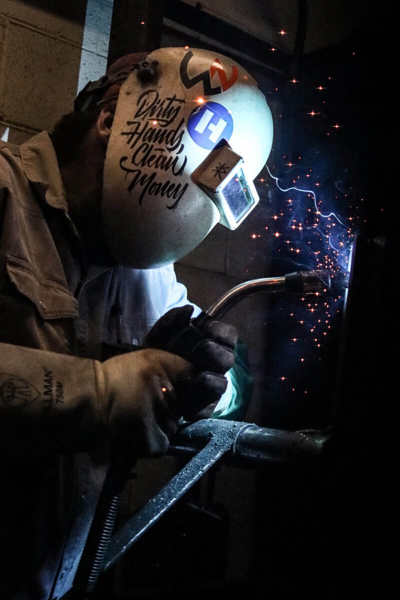 Practicing Welding