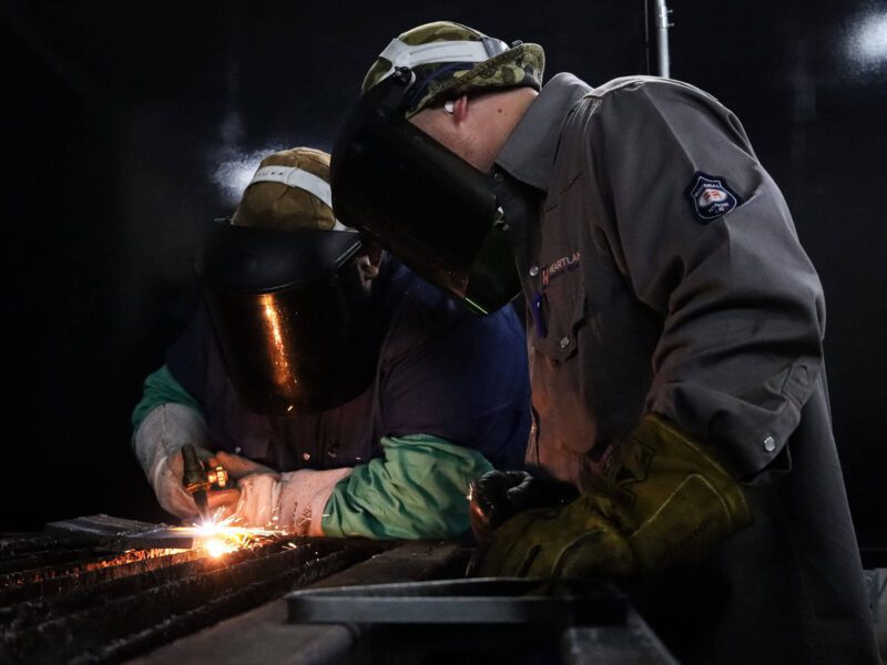 Students Welding