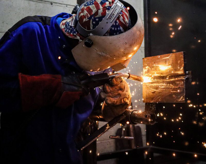 Welding During Class