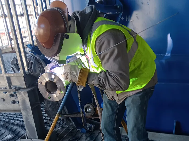 Graduated Welding Student Thrives At Their Welding Job