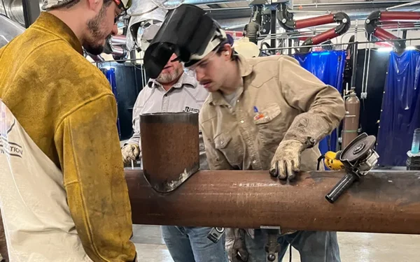 Welding Students During Class Heartland Welding Academy
